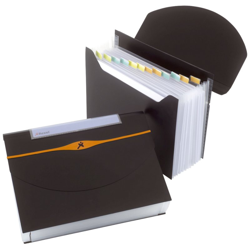 Rexel Optima document folder A4, PP, black