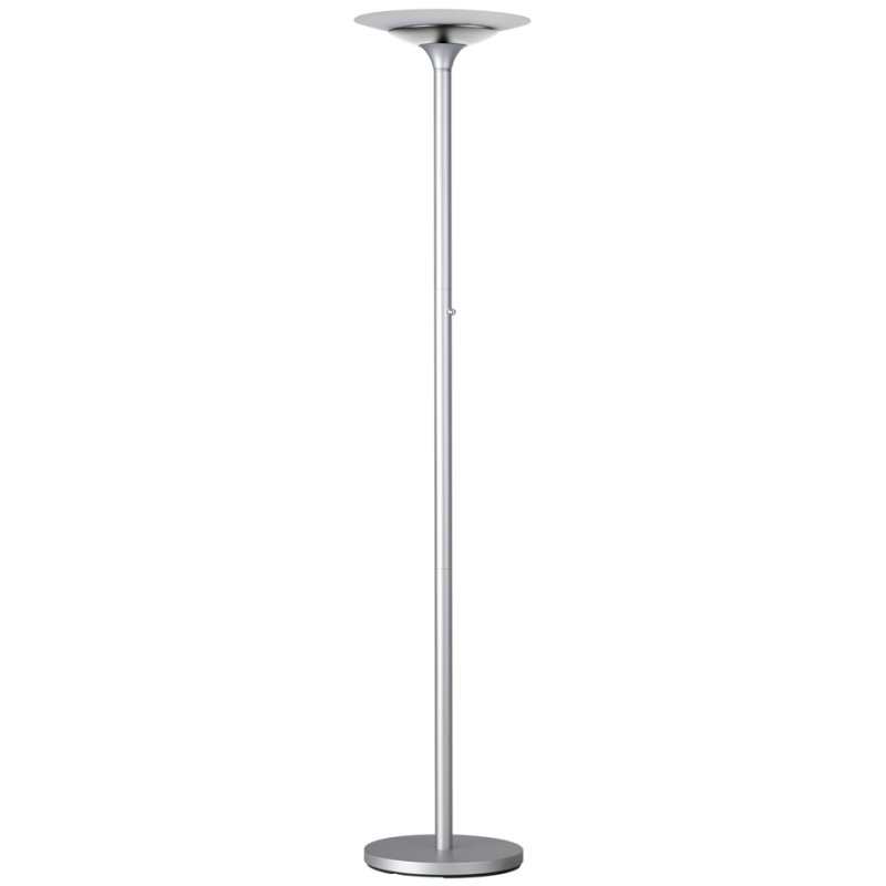 UNiLUX LED floor lamp VARIAGLASS, warm white, 25.4W, 1.85m