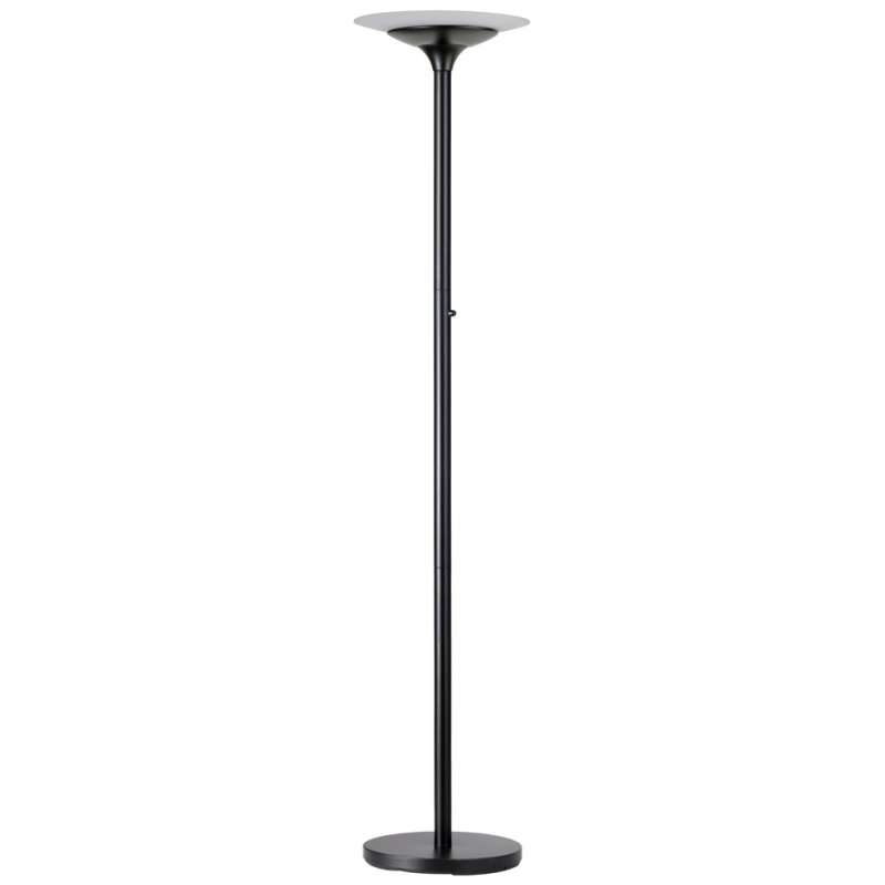 UNiLUX LED floor lamp VARIAGLASS, warm white, 25.4W, 1.85m