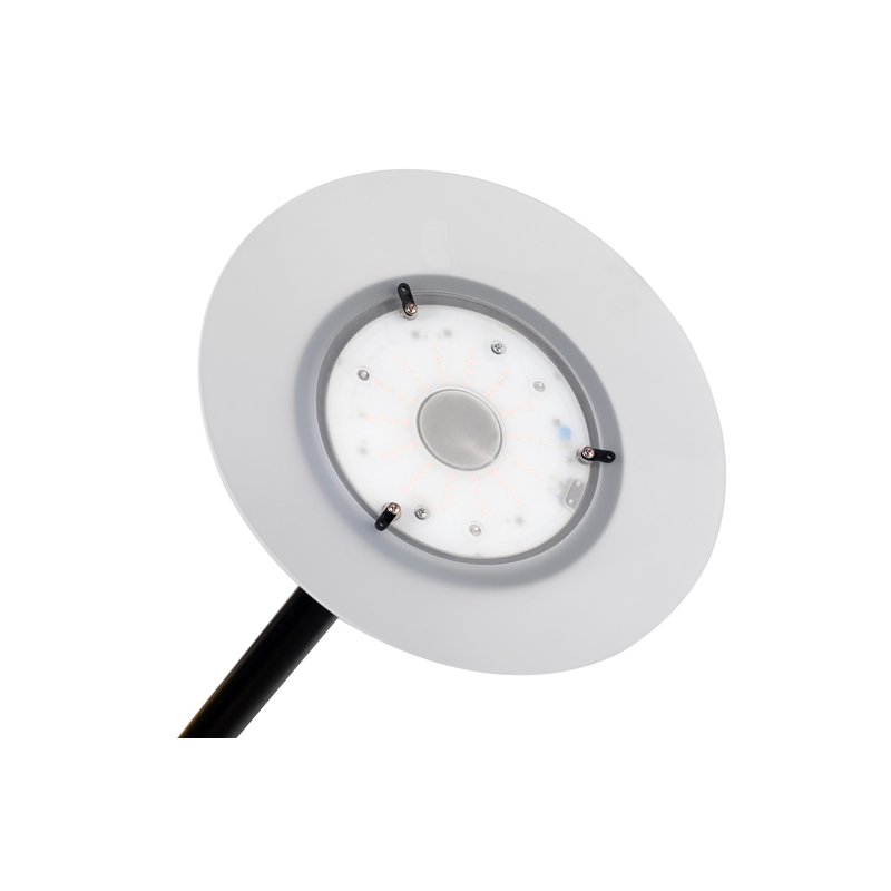 UNiLUX LED floor lamp VARIAGLASS, warm white, 25.4W, 1.85m
