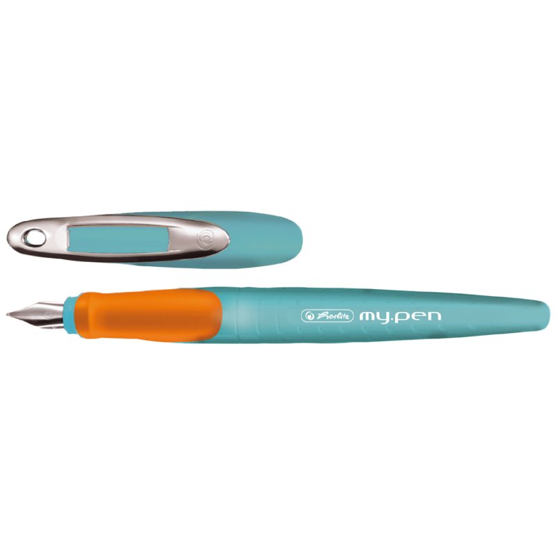 herlitz stylo my.pen, épaisseur de pointe M, lilas/vert menthe