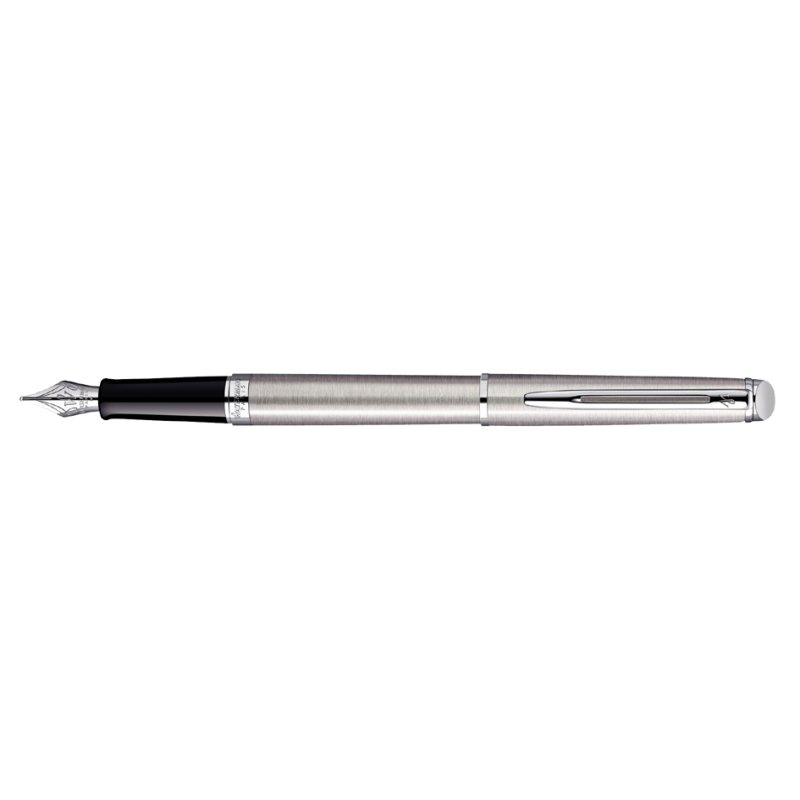 WATERMAN stylo plume Hémisphère, laqué noir, détails couleur or, pointe moyenne
