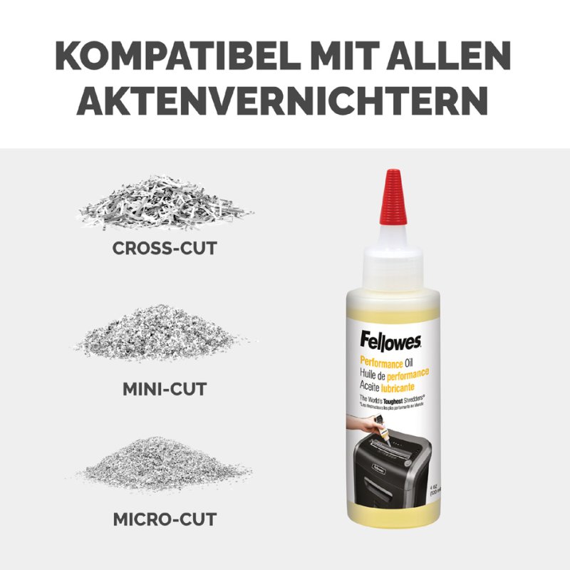 Fellowes huile pour destructeur de papier, 355 ml