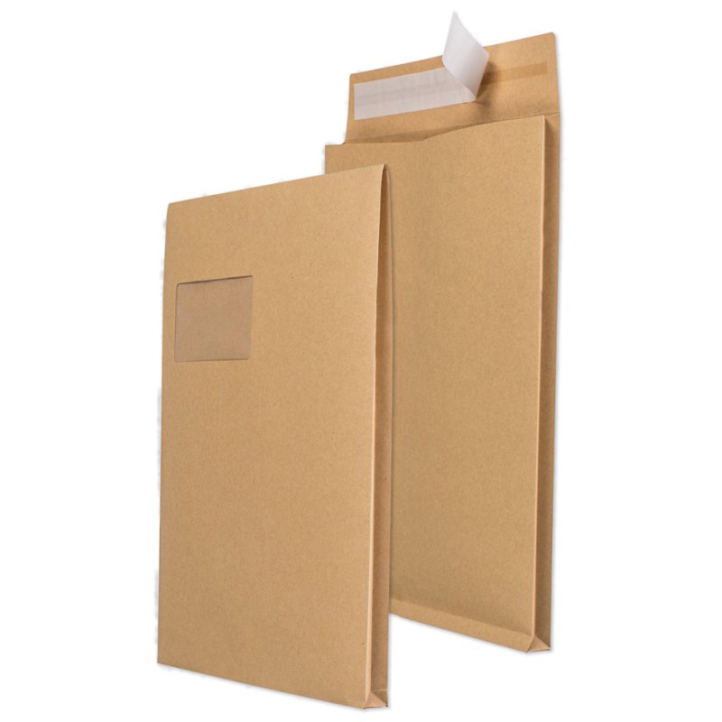 MAILmedia C4 envelope with window, white, self-adhesive, 100 pieces