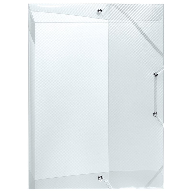 herlitz opbergdoos A4, transparant blauw, 40 mm rugbreedte