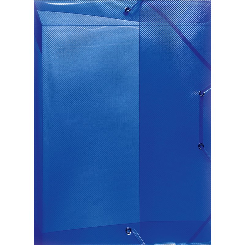 herlitz opbergdoos A4, transparant blauw, 40 mm rugbreedte