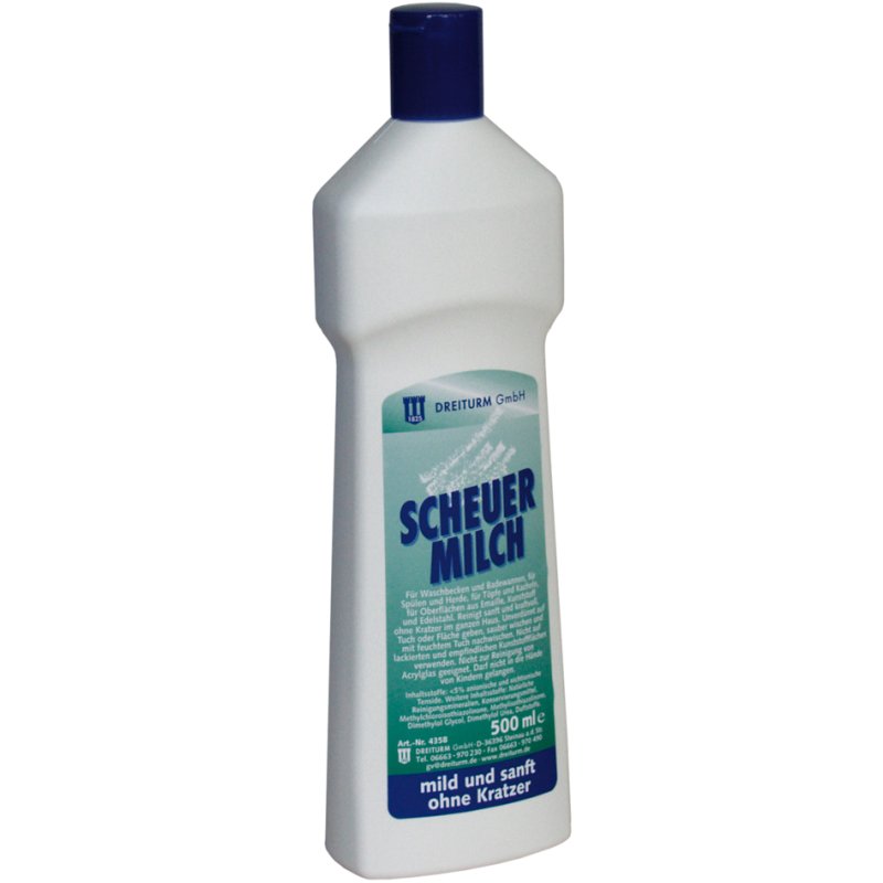 DREITURM lait de nettoyage, 500 ml, nettoyage sans rayures