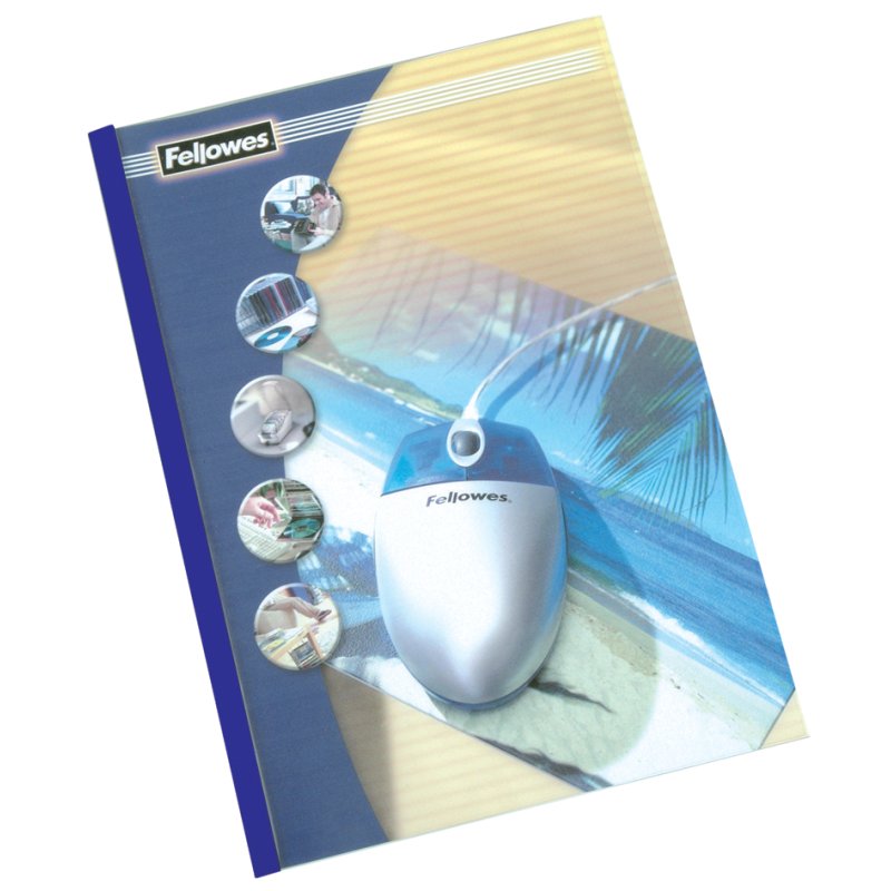 Fellowes reliures thermiques Prestige, 3 mm, bleu, 100 pièces