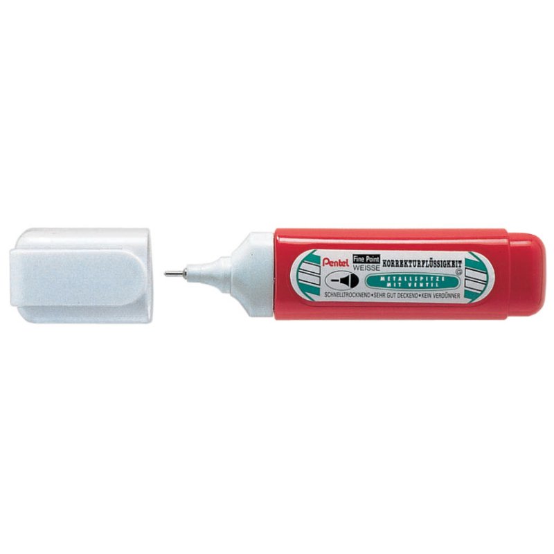 Pentel correction pen fine tip, white