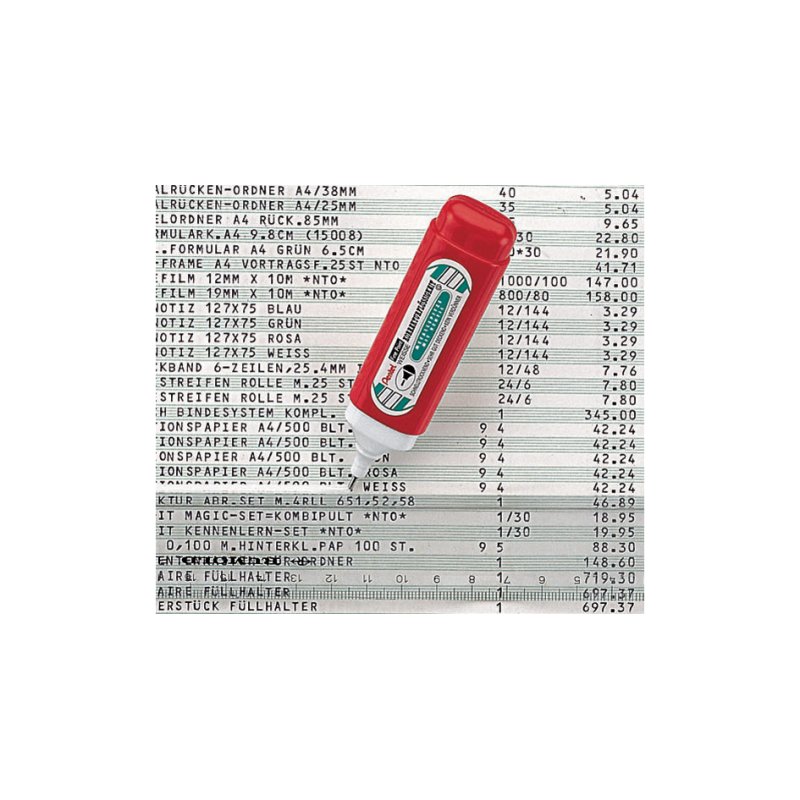 Pentel correction pen fine tip, white