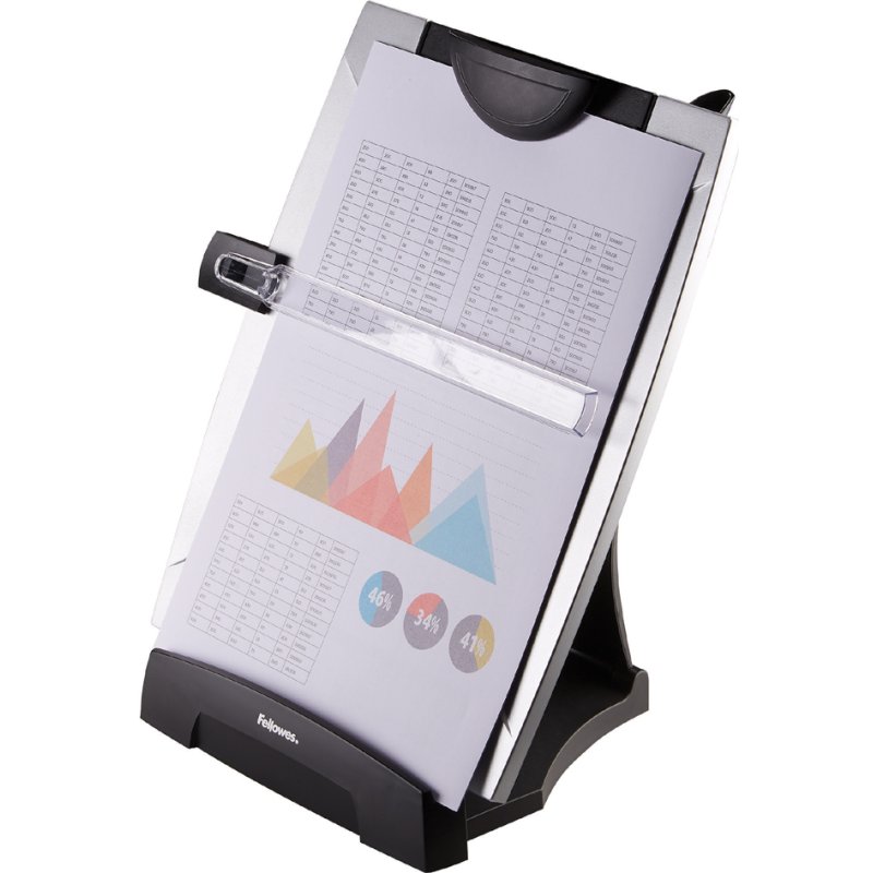 Fellowes porte-documents Office Suites, noir/argent, 150 feuilles, A4