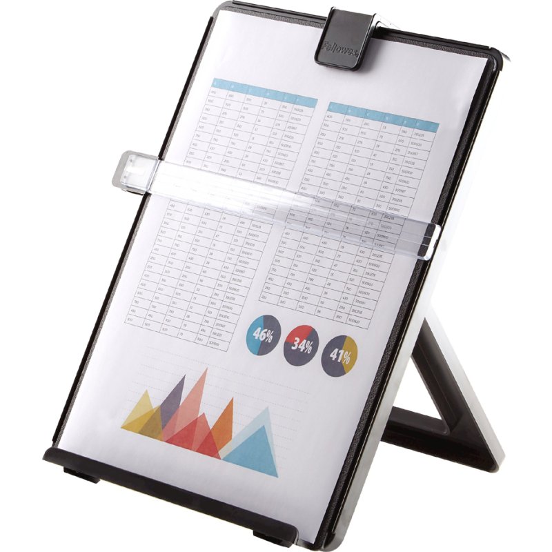 Fellowes porte-documents Workstation, réglable, A4, noir