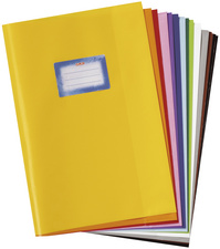 herlitz kaftomslag A4, gepreegd kunststof, rood, 25 stuks