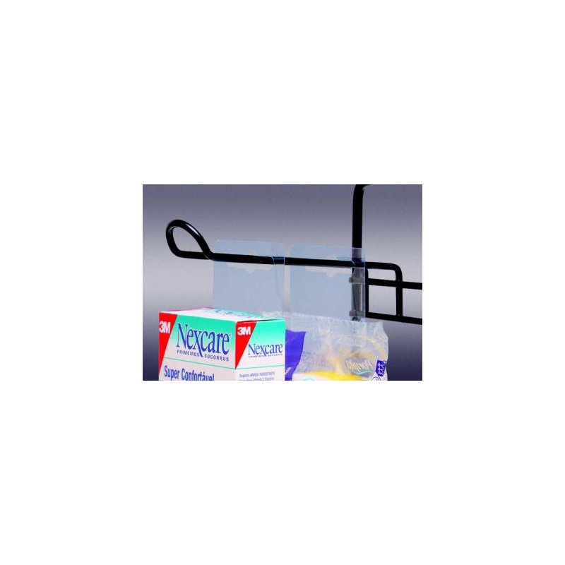 3M ScotchPad hang-tabs 1075, delta perforatie, 50,8×50,8 mm, transparant