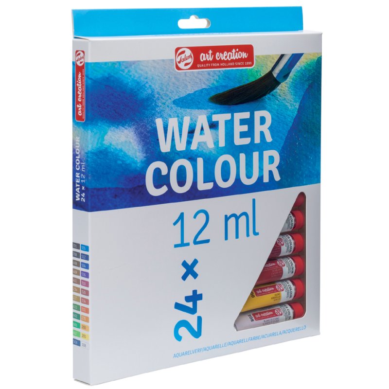 Royal Talens watercolour paint ArtCreation, 24 tubes, 12 ml, transparent
