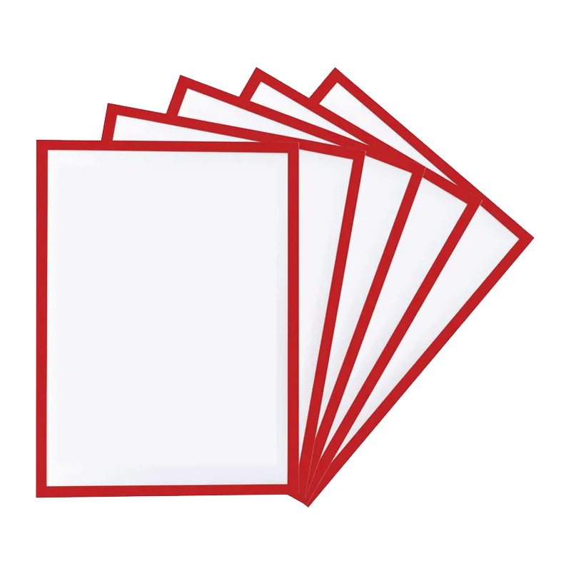 magnetoplan magneetvenster A4, zwart, 5 stuks