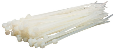 LogiLink kabelbinders, 400 × 4,4 mm, wit, 100 stuks