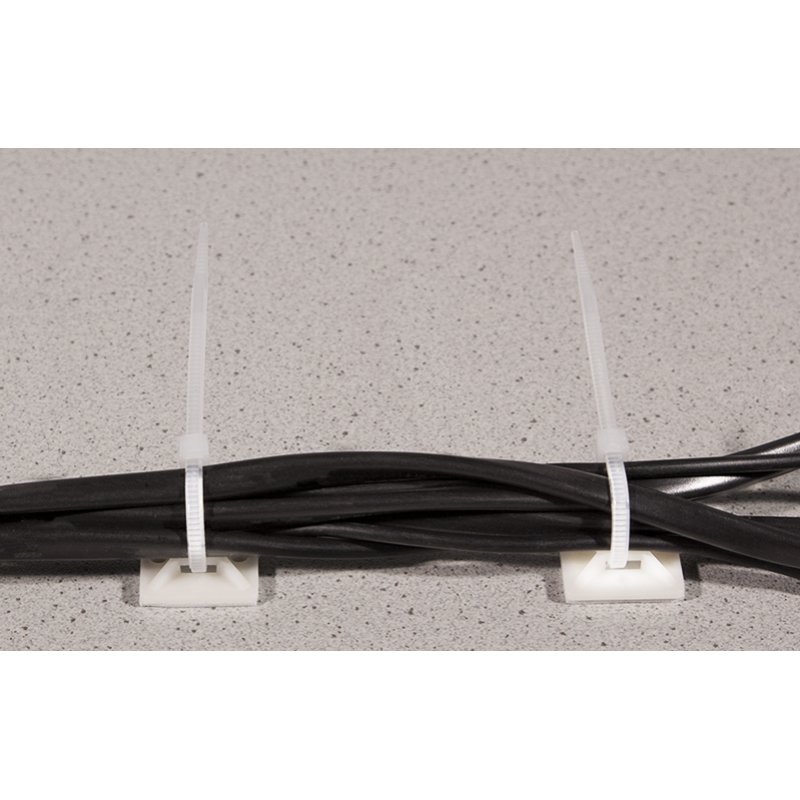 LogiLink attaches-câbles, 500 × 4,4 mm, nylon, blanc, 100 pièces