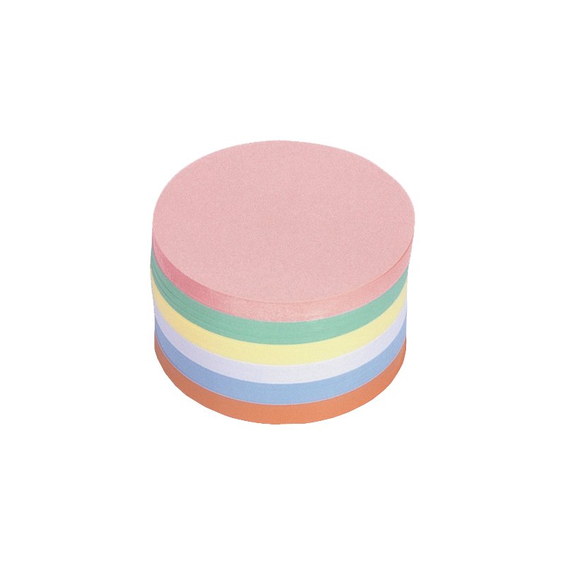 magnetoplan Cartes de modération rondes, diamètre 140 mm, assorties colorées, 250 pcs