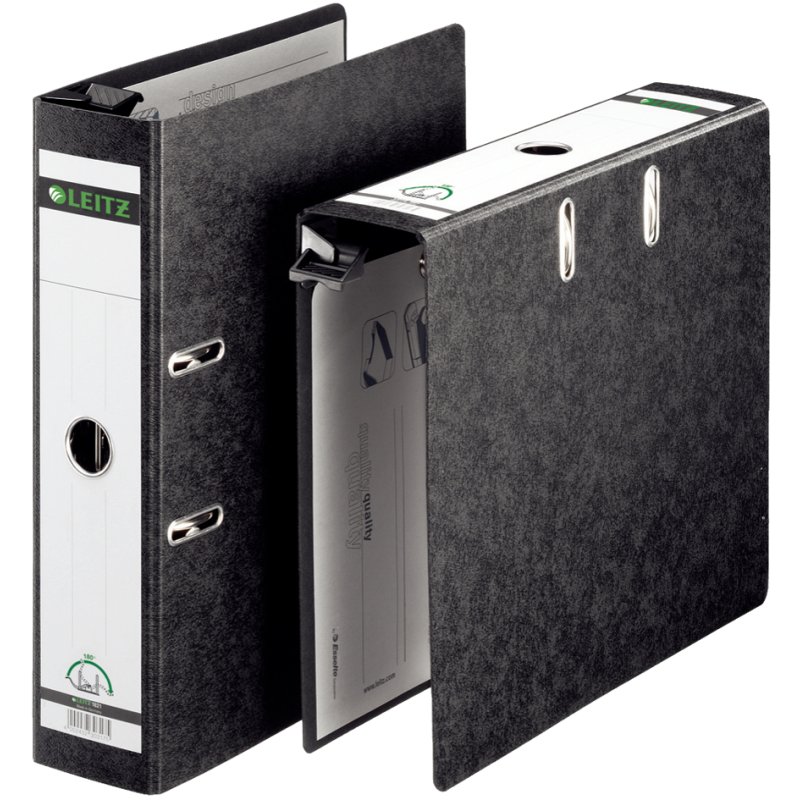 LEITZ classeur suspendu 180 degrés, A4, noir, 80 mm