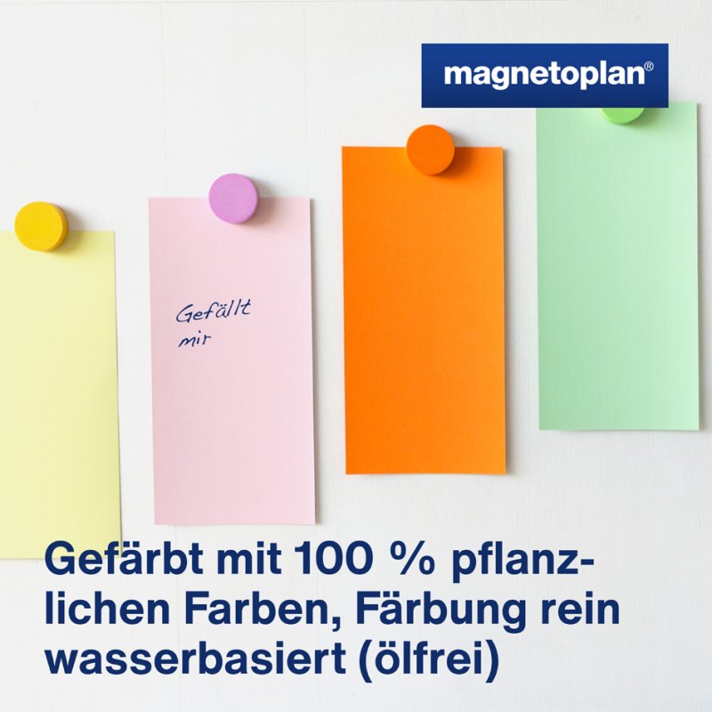 magnetoplan Cartes de modération rectangulaires, 200 × 100 mm, assorties colorées, 250 pièces