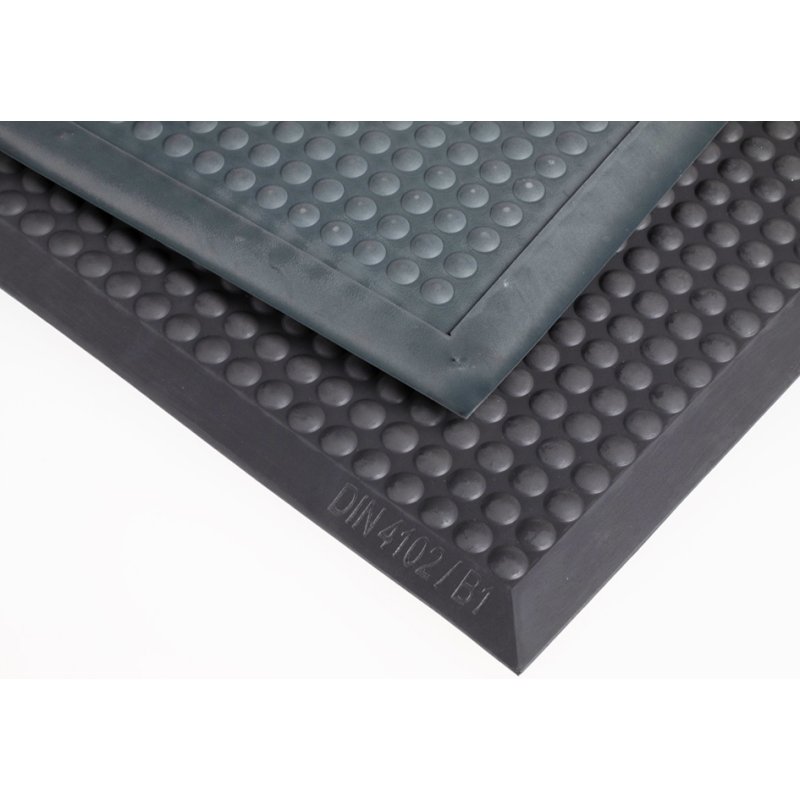 Miltex tapis de travail Yoga Ergo Fire ignifuge, gris, 95×125 cm