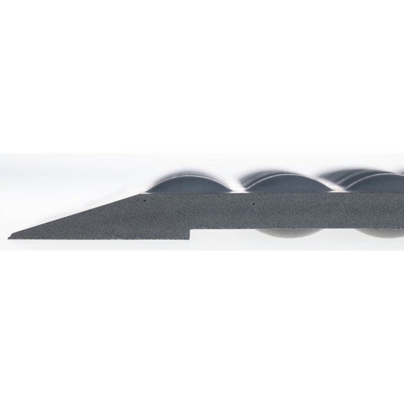 Miltex tapis de travail Yoga Ergo Fire ignifuge, gris, 95×125 cm