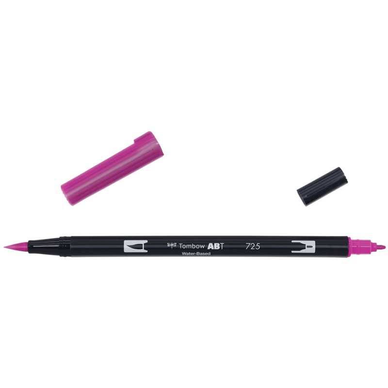 TOMBOW dubbele puntmarkers ABT DUAL BRUSH PEN, primaire kleuren, 12 stuks