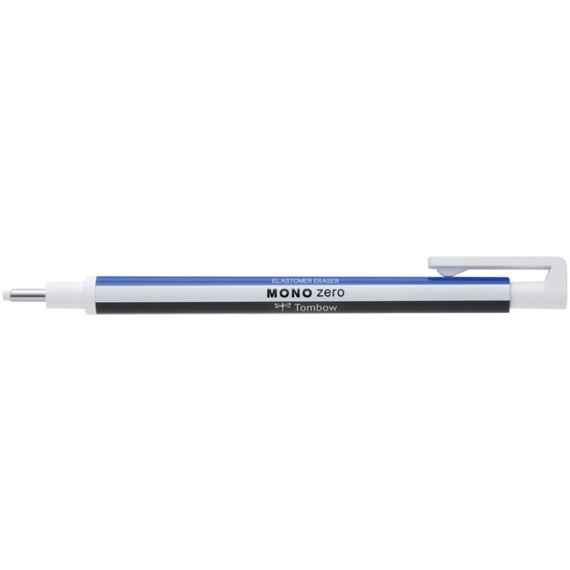 TOMBOW gum pen MONO zero, navulbaar, ronde punt, zwart