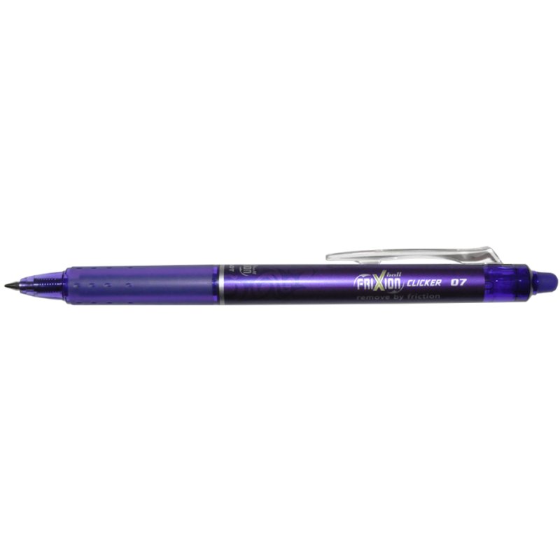 PILOT Frixion Ball Clicker uitwisbare rollerball, violet, 0,7 mm