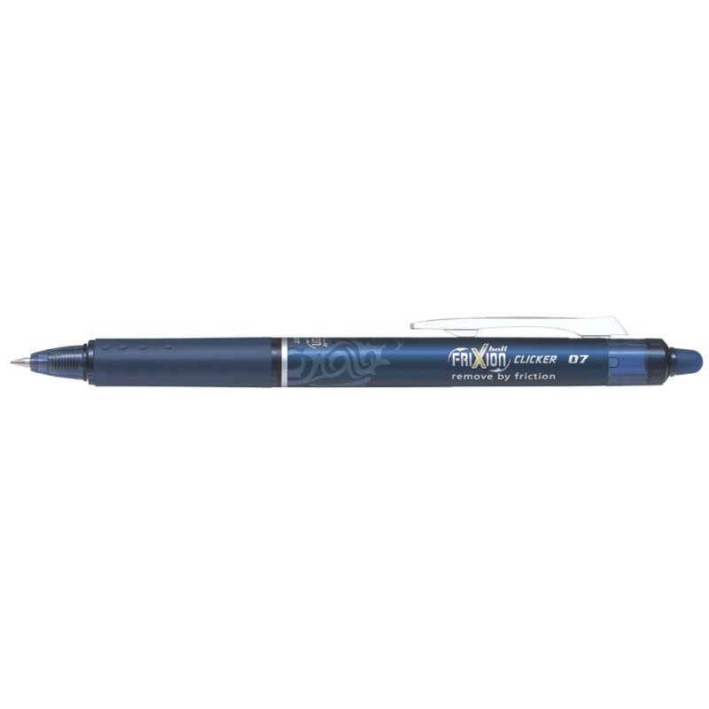 PILOT rollerpen FRIXION BALL CLICKER 07, donkerblauw, 0,35 mm, drukknop
