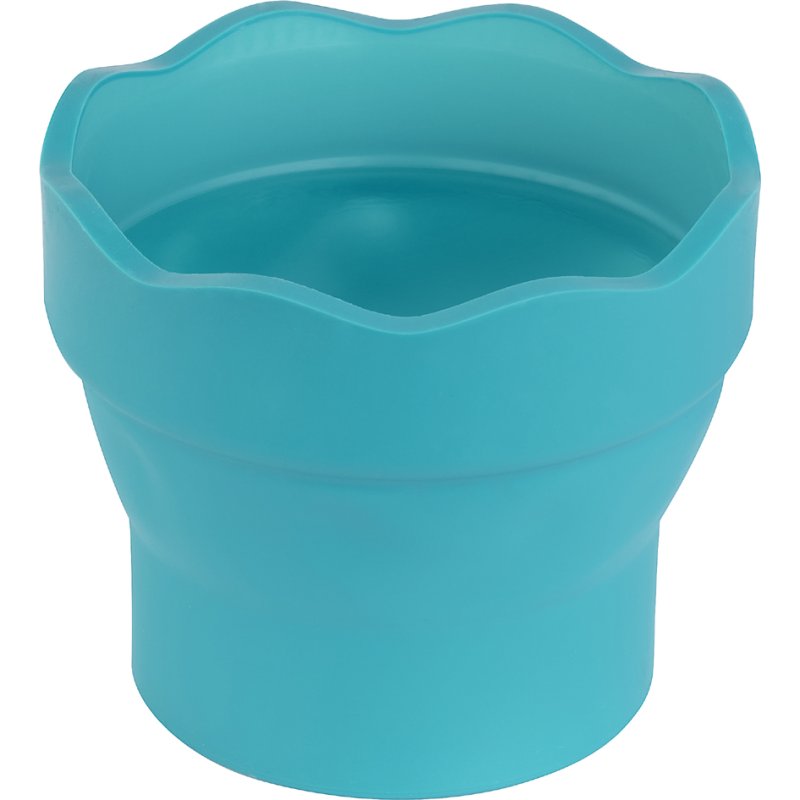 Faber-Castell gobelet eau Click & Go, bleu, pliable