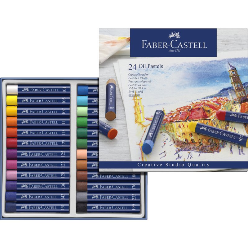 Faber-Castell pastels à l'huile Studio Quality, 36 pièces