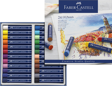 Faber-Castell oliepastelkrijt Studio Quality, 12 stuks