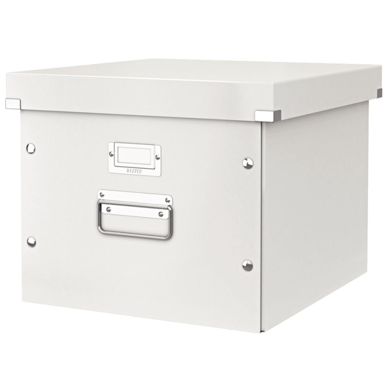 LEITZ boîte pour dossiers suspendus Click & Store, blanc, A4, 15 dossiers suspendus