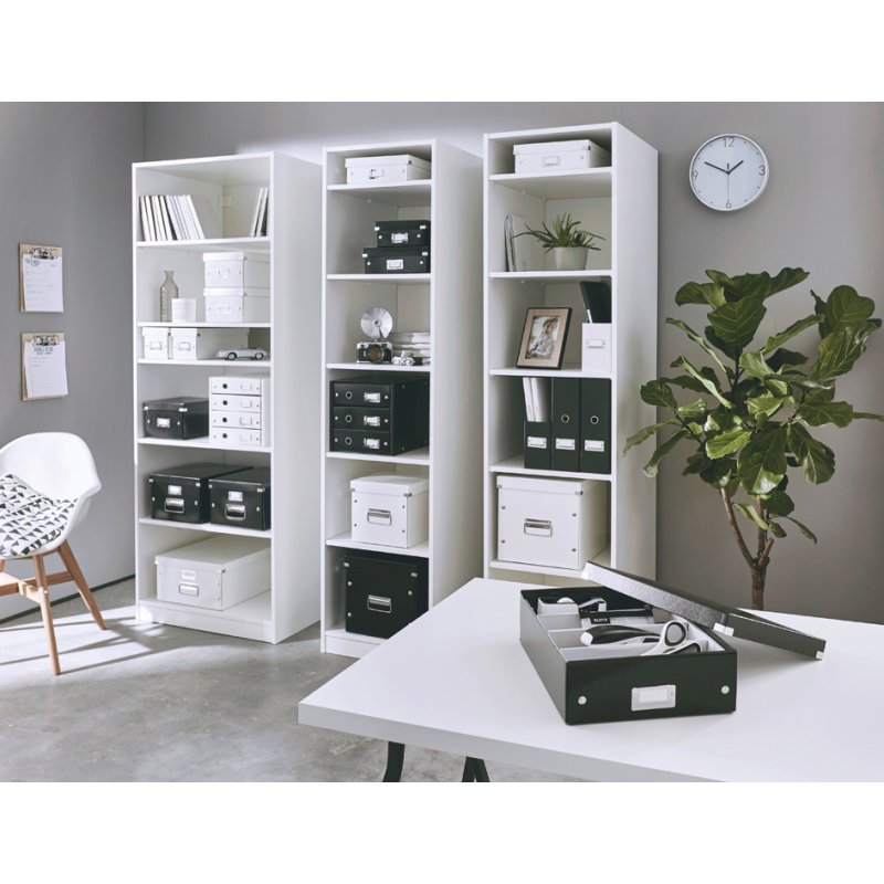 LEITZ boîte pour dossiers suspendus Click & Store, blanc, A4, 15 dossiers suspendus