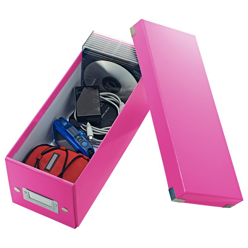 LEITZ CD-opbergbox Click & Store WOW, vert, empilable