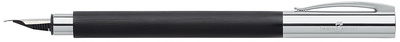 Faber-Castell vulpen Ambition edelharz, zwart, brede punt