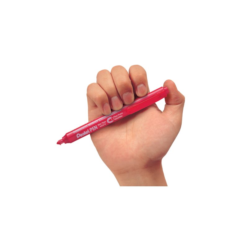 Pentel marqueur permanent NXS15, système de pression, noir, 1,0 mm