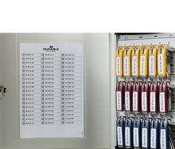 DURABLE sleutelkast KEY BOX 12, 12 sleutels, aluminium, metallic-zilver
