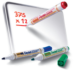 Pentel whiteboard marker rond, zwart, 1,9 mm
