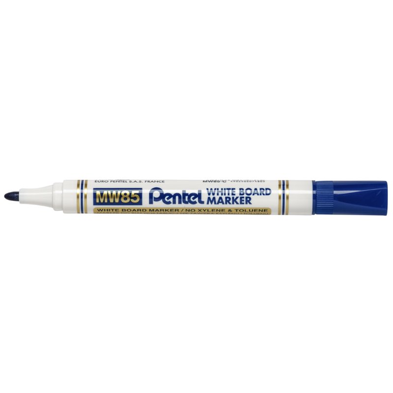 Pentel marqueur tableau blanc rond, bleu, 1,9 mm