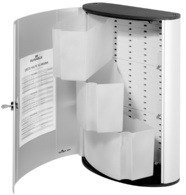 DURABLE FIRST AID BOX L verbandtrommel, zilverkleurig, navulbaar, 302×118×400 mm