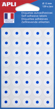 APLI gaatjesversterkingsringen, wit, 13 mm diameter, 120 stuks