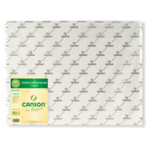CANSON tekenpapier greinstructuur, 180 g/m², 50×65 cm, 25 vel