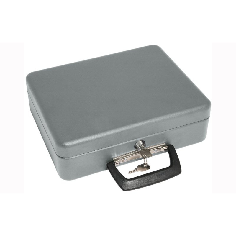 WEDO caisse à monnaie Standard, gris, tôle d'acier