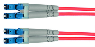 TELEGÄRTNER glasvezel patchkabel LC-LC duplex, OM3, 10 m