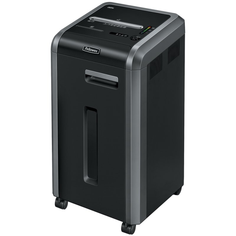 Fellowes papiervernietiger Powershred 225i, 20 vel, 60 liter, zwart/zilver