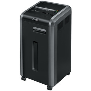 Fellowes papiervernietiger Powershred 225i, 20 vel, 60 liter, zwart/zilver