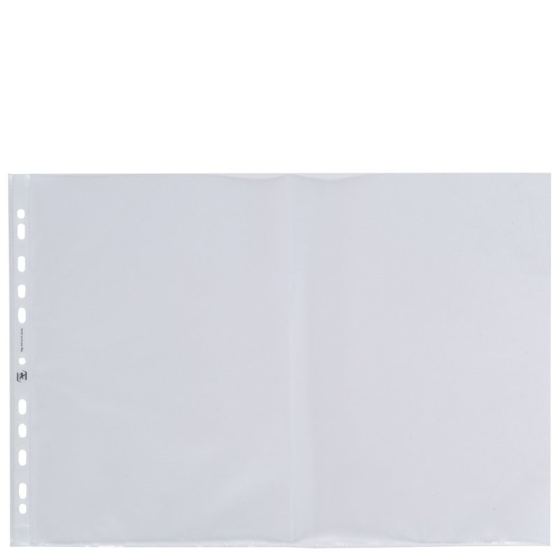 Oxford pochettes documents A3 paysage, PP 0,09 mm, structuré, 50 pièces